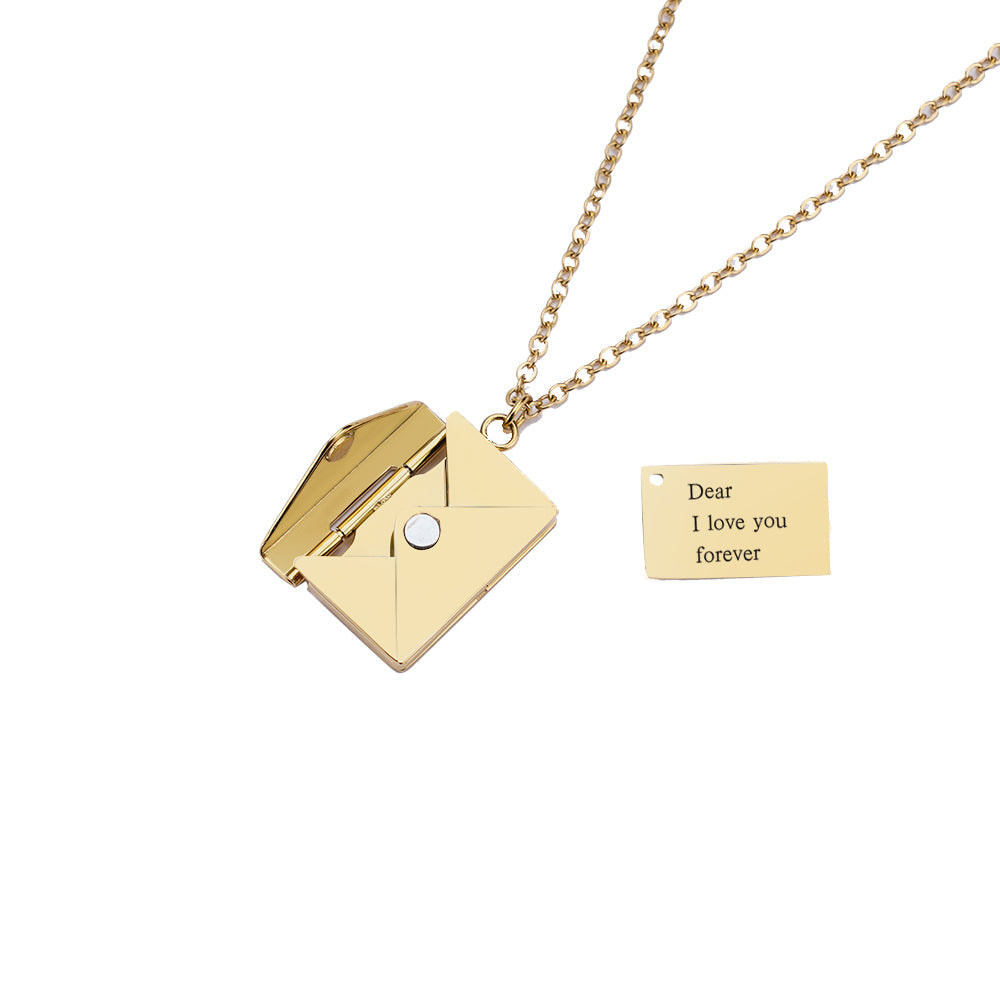 Naszyjnik z Personalizowaną Literą Miłości