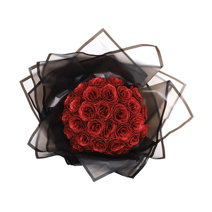Brokatowy Bukiet Róż